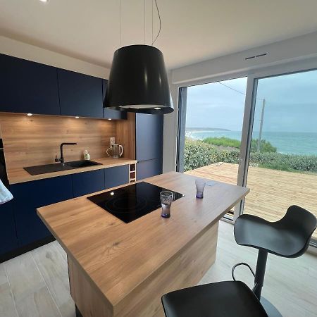 Le Bruit Des Vagues Vila Les Pieux Exterior foto